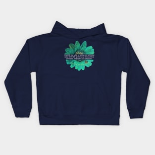 Simone de Beauvoir quote: One's life has value so long as one attributes value to the life of others, by means of love, friendship, indignation and compassion. Kids Hoodie